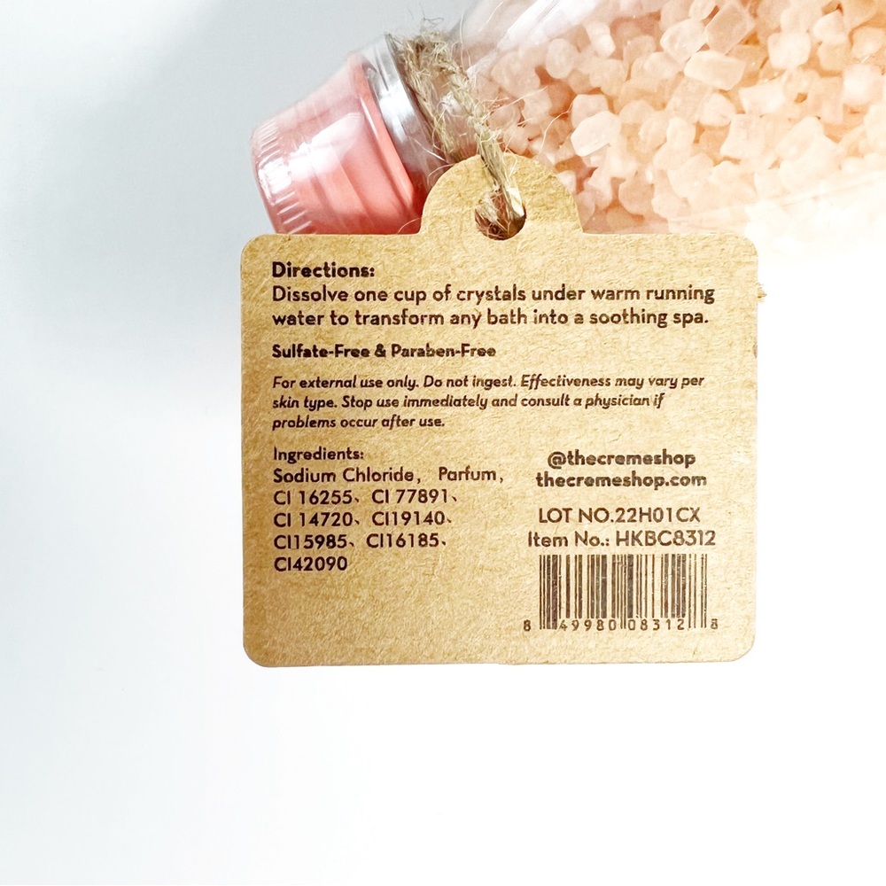 The Creme Shop X Hello Kitty Restorative Bath Crystals Peach Sunset - Picture 4 of 4